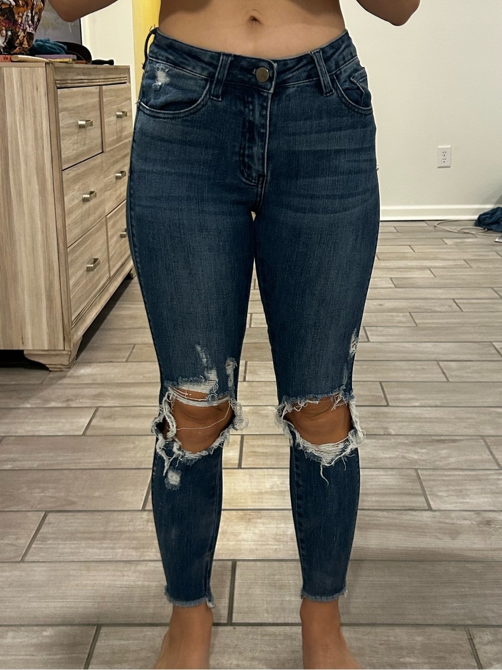 Pink Lily Living My Best Style Jeans Size 1 / 24
